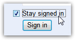 how to stay signed in on gmail