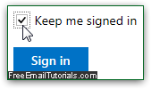sign in to hotmail account not outlook