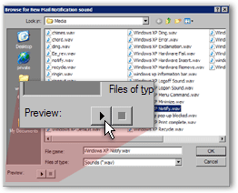 windows xp sounds file format