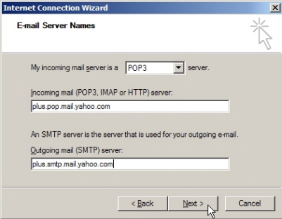 yahoo mail server
